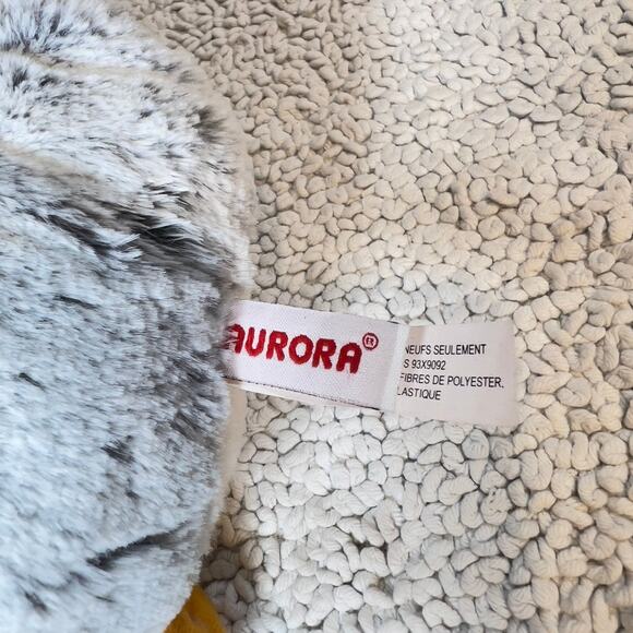 Aurora World Penguin Plush Wearing Red Ear Flaps Winter Hat ~8.5" Tall Soft - Picture 2 of 10